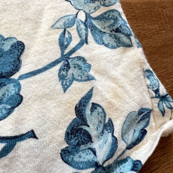 Vintage Victoria's Secret Sleep Tank Top Cami Size P Blue White Floral Lace - Picture 4 of 7